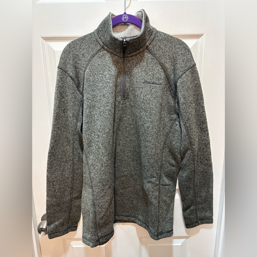 Men’s Eddie Bauer Quarter Zip Size L